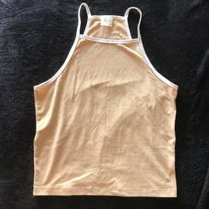 Tan Cami white piping - stargaze jewelry